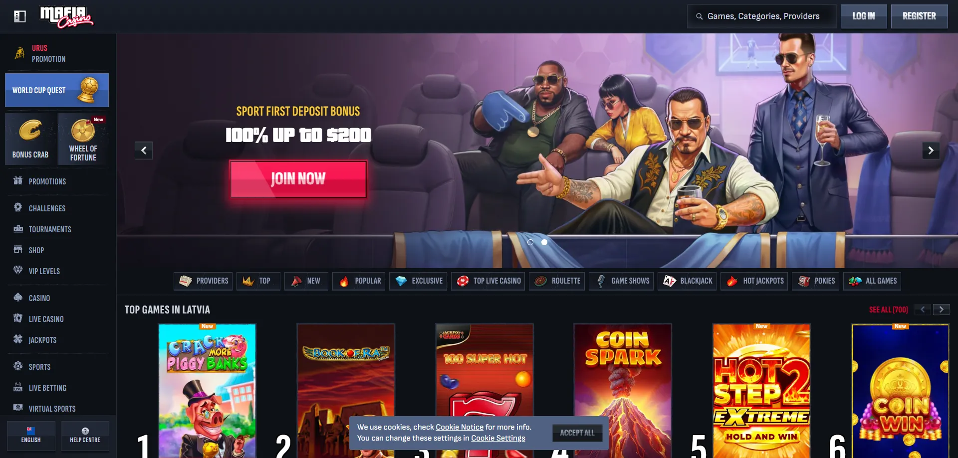 Mafia Casino NZ overview &ndash; GTA-style online casino for New Zealand players